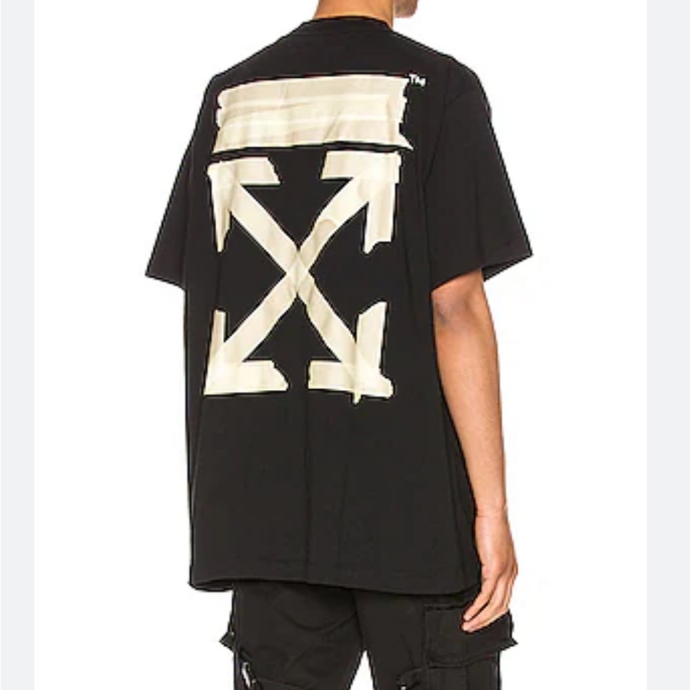Off-White oversized tape arrows mens t-shirt